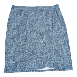 RipSkirt Hawaii Casella Midnight Blue Patterned Skirt New with Tags XXL